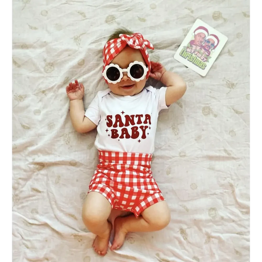 Christmas Onesie - Santa Baby Retro - Timber Tinkers