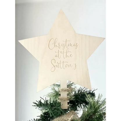 Christmas Tree Topper - Star - Timber Tinkers