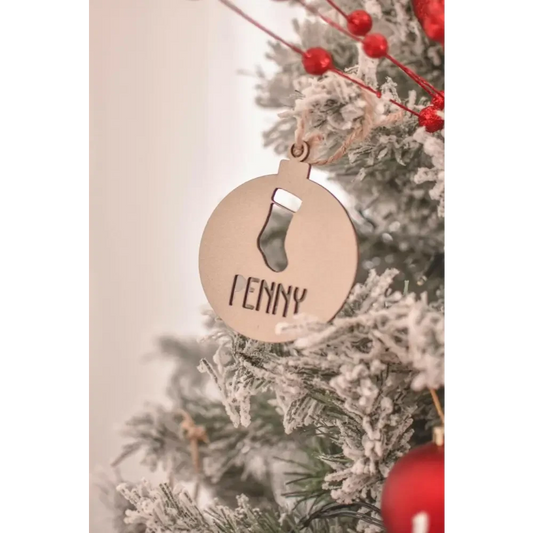 Classic Wooden Christmas Ornament - Timber Tinkers