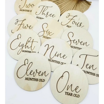 Classic Wooden Milestones - Timber Tinkers