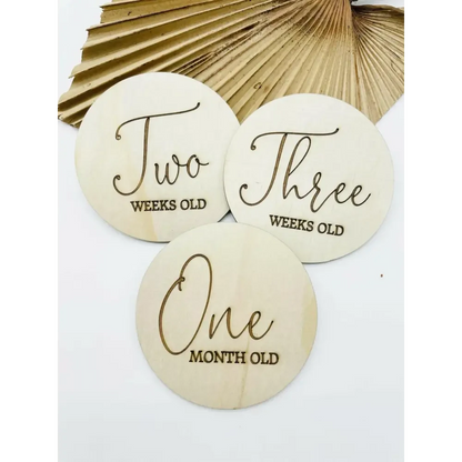 Classic Wooden Milestones - Timber Tinkers