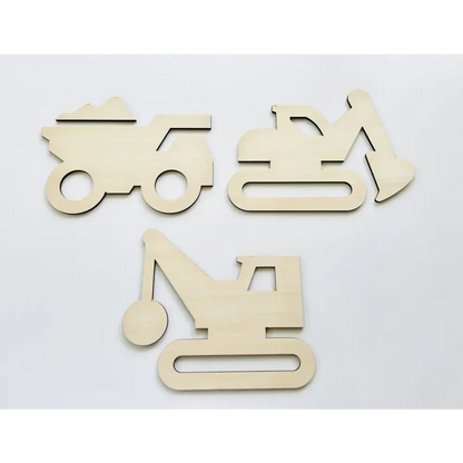 Construction Vehicles Wall Decals - Timber Tinkers