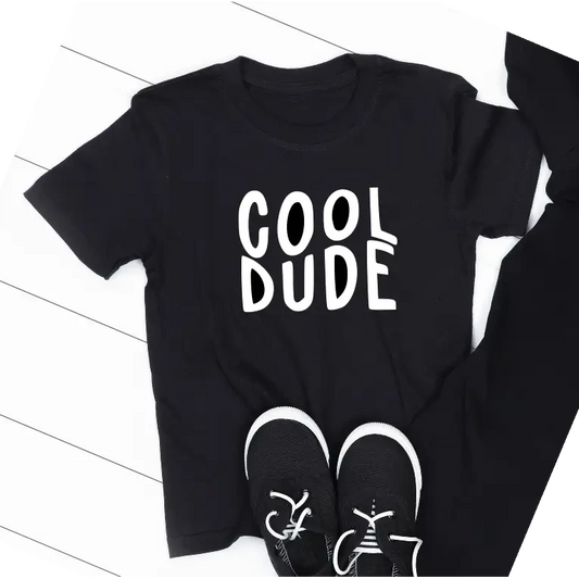 Cool Dude Black TSHIRT - Size 5