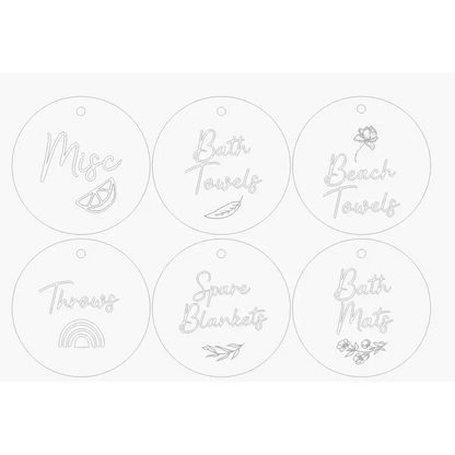 Custom Storage Labels - Timber Tinkers