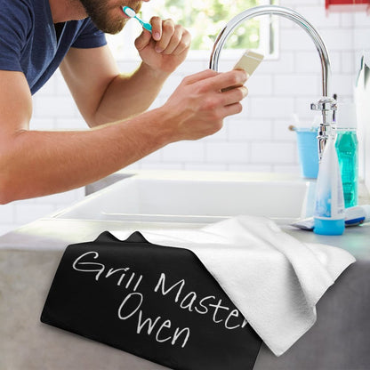Personalised Grill Master Towel