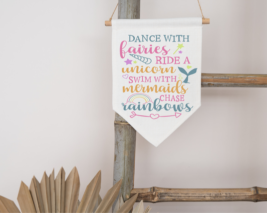 Dance with the fairies flag