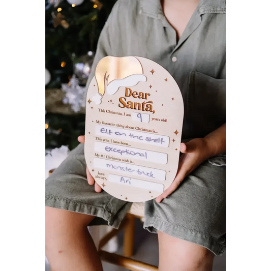 Dear Santa Letter Board - Timber Tinkers