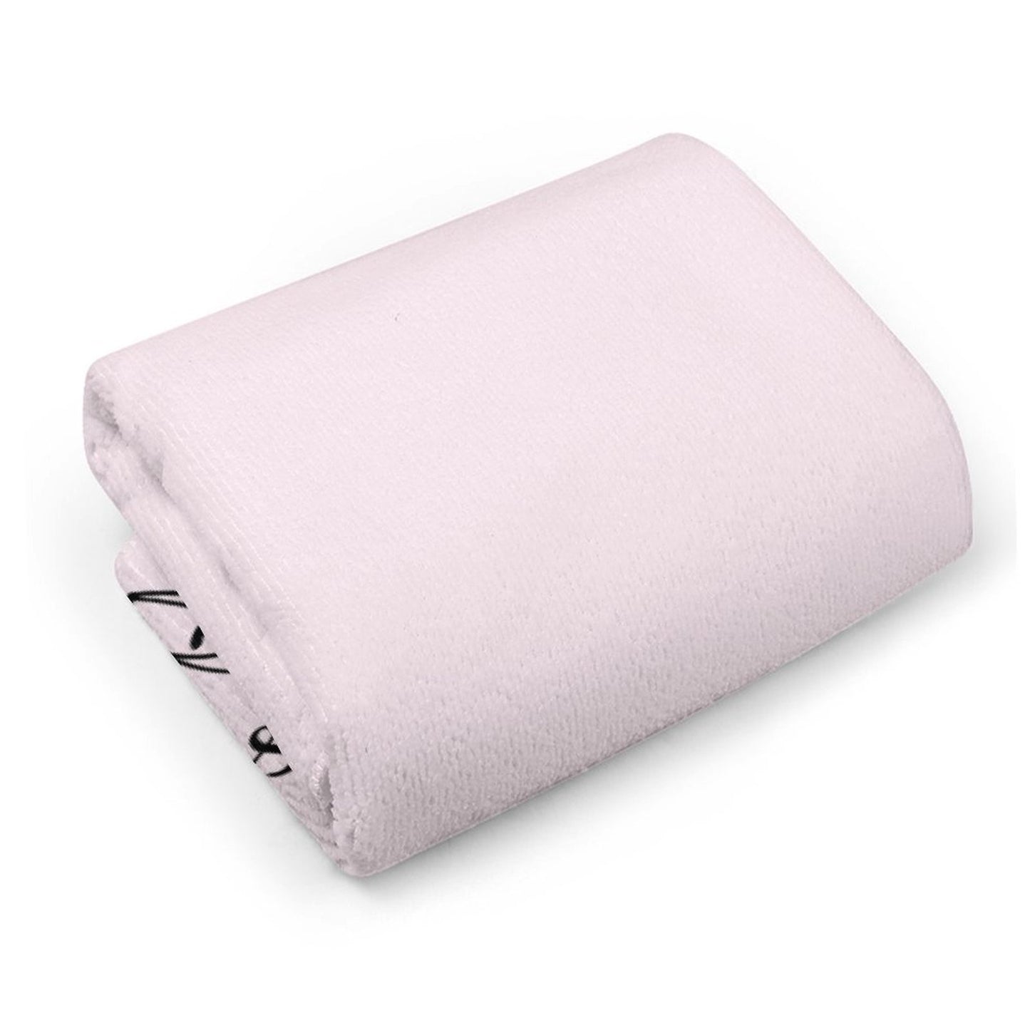 Personalised Kitchen Towel - Pink Heart