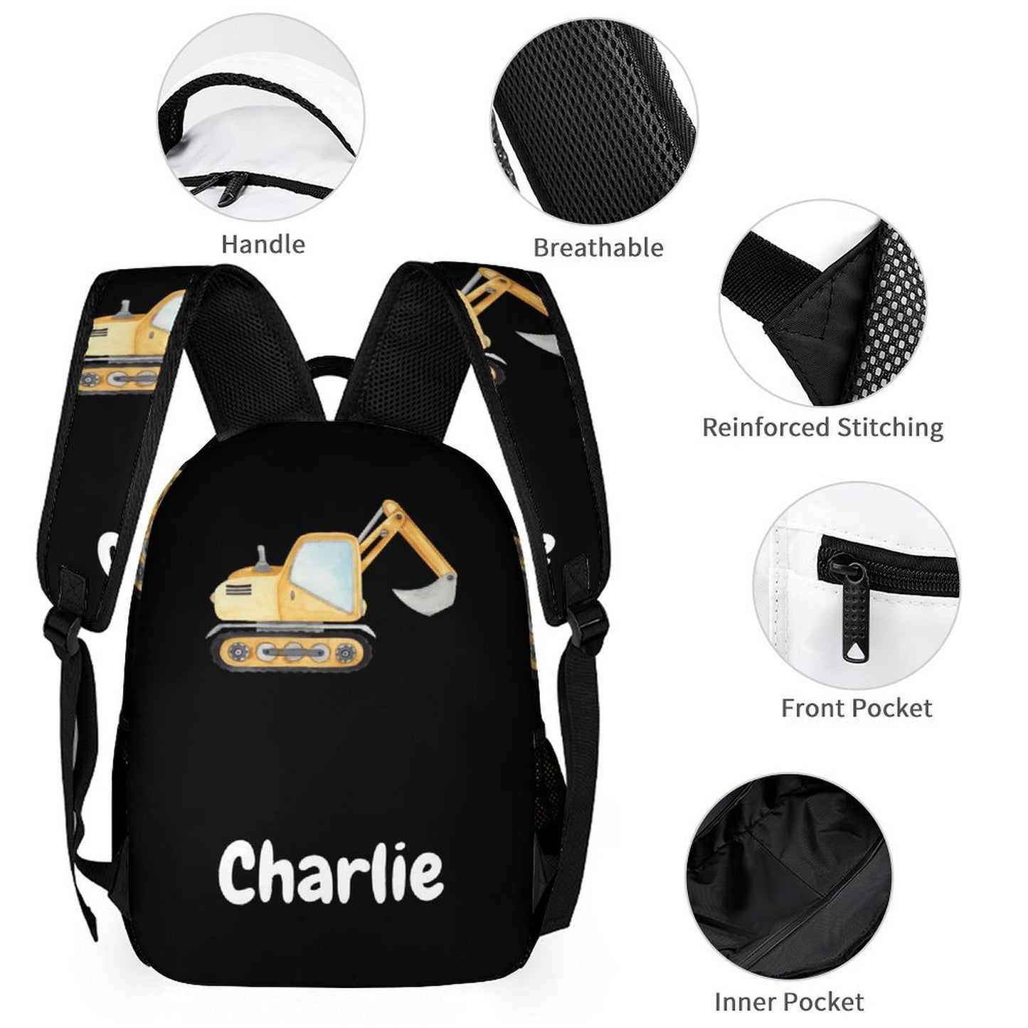 Personalised Backpack - Digger