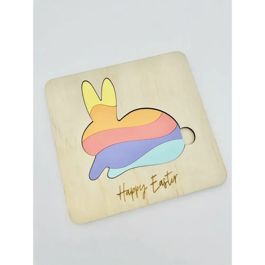 Easter Bunny Puzzle - Timber Tinkers