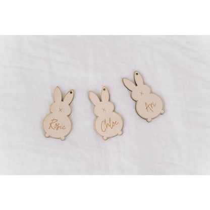 Easter Tag - Bunny - Timber Tinkers