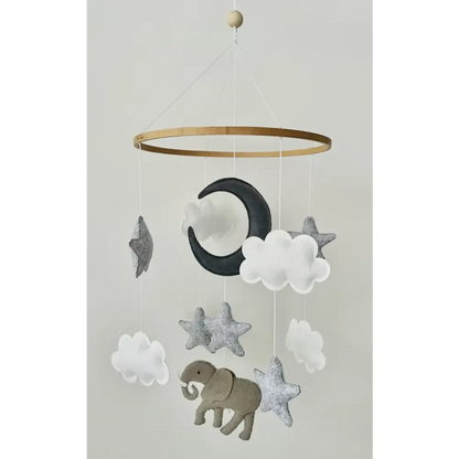 Elephant Nursery Mobile - Timber Tinkers