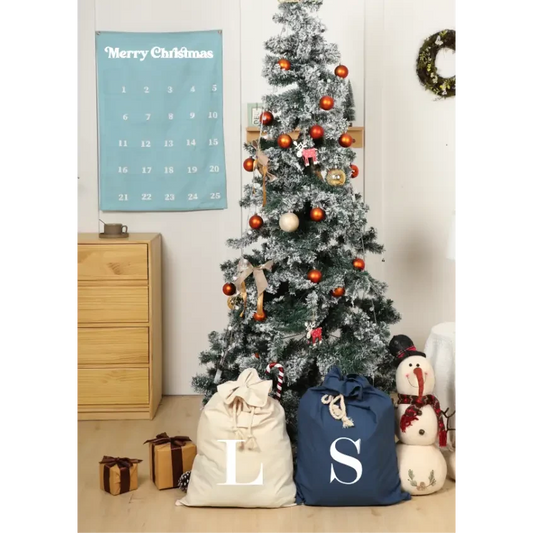 Extra Large Merry Christmas Advent Calendar - MINT - Timber Tinkers