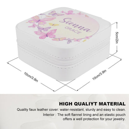 Personalised Jewellery Pouch - Butterfly