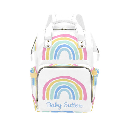 Personalised Diaper Bag - Rainbow