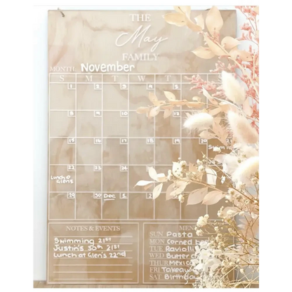Family Calendar - Classic Design - Timber Tinkers