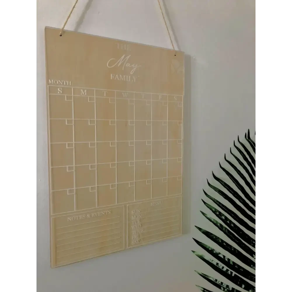 Family Calendar - Classic Design - Timber Tinkers