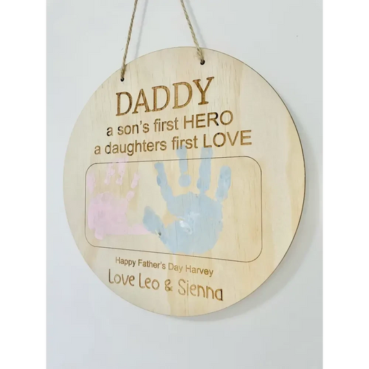 Father's Day Art Sign - 3 Designs - Timber Tinkers