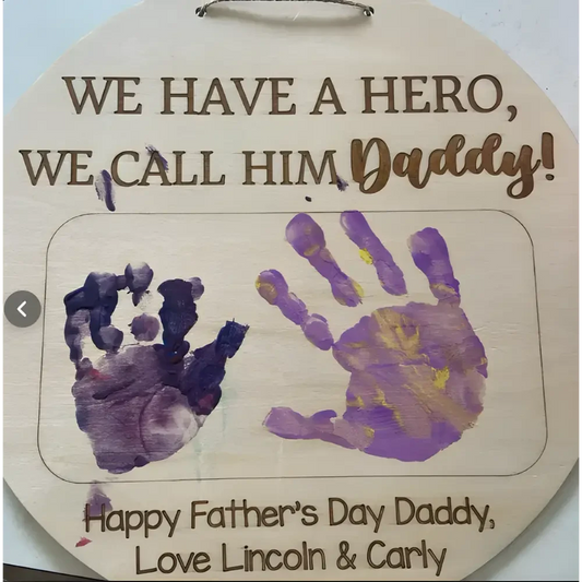 Father's Day Art Sign - 3 Designs - Timber Tinkers
