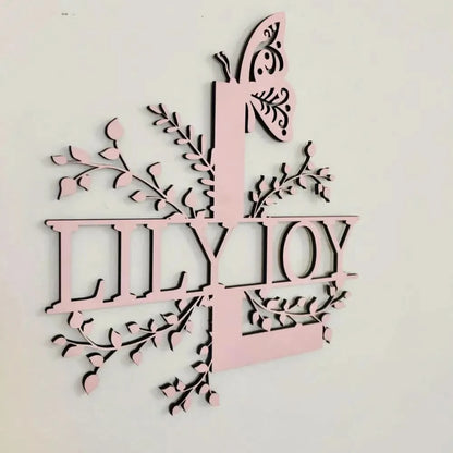Floral Letter Name - Timber Tinkers
