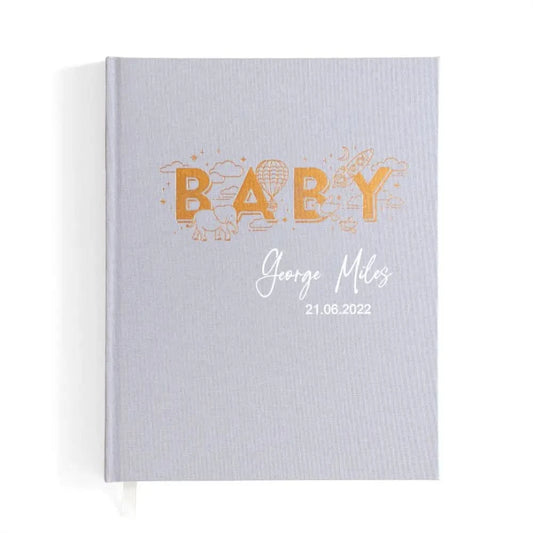 Fox & Fallow Baby Book Grey - Timber Tinkers
