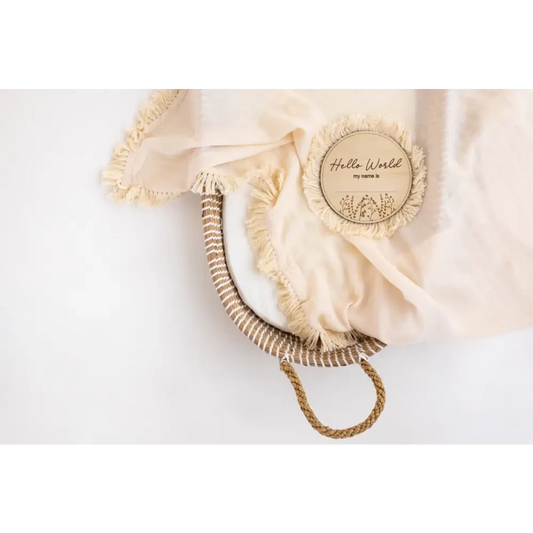 Fringed Swaddle - Timber Tinkers