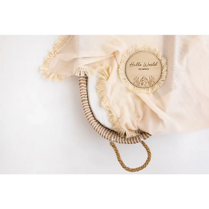 Fringed Swaddle - Timber Tinkers