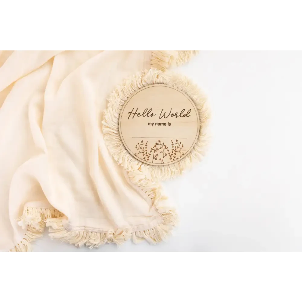 Fringed Swaddle - Timber Tinkers