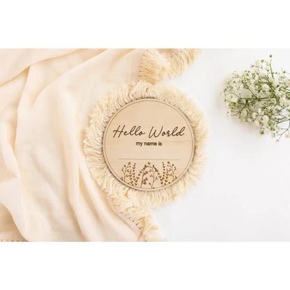 Fringed Swaddle - Timber Tinkers