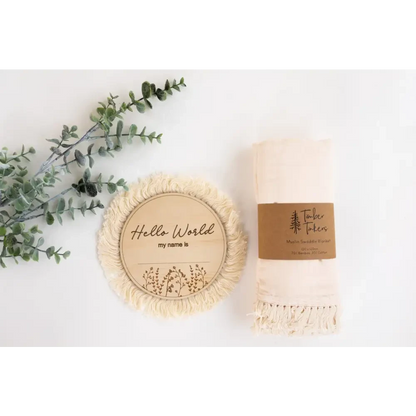 Fringed Swaddle - Timber Tinkers