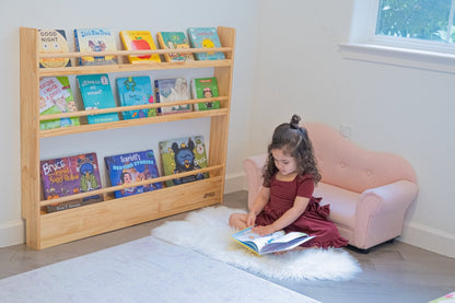 Front Facing Bookshelf with 3 Tier -  SolidWood