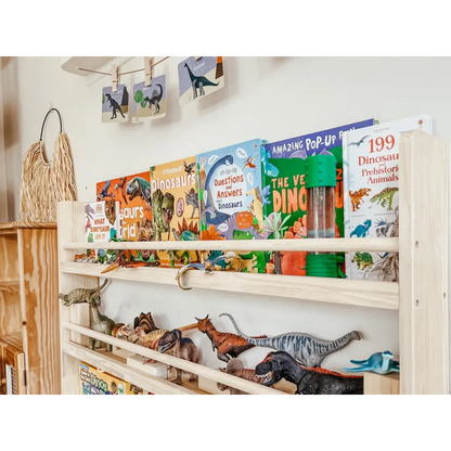 Front Facing Bookshelf with 3 Tier - SolidWood - Timber Tinkers