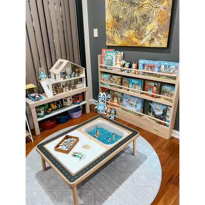 Front Facing Bookshelf with 3 Tier - SolidWood - Timber Tinkers