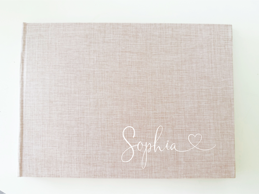 Personalised Scrapbook - Heart - PRE ORDER SHIPS BEG SEPT 2025