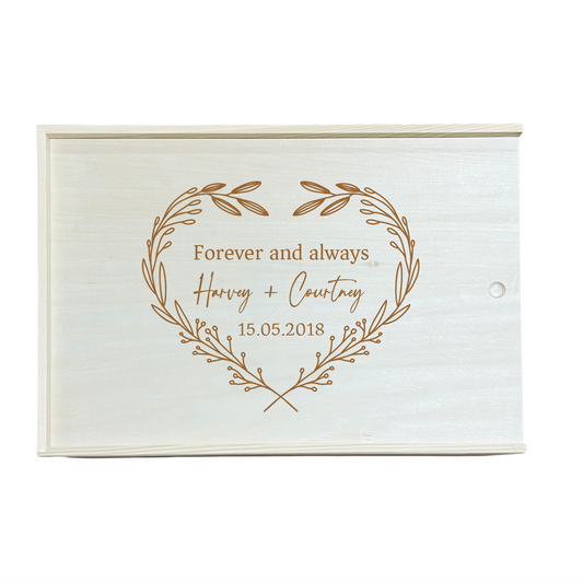 Wedding Keepsake Box - Heart