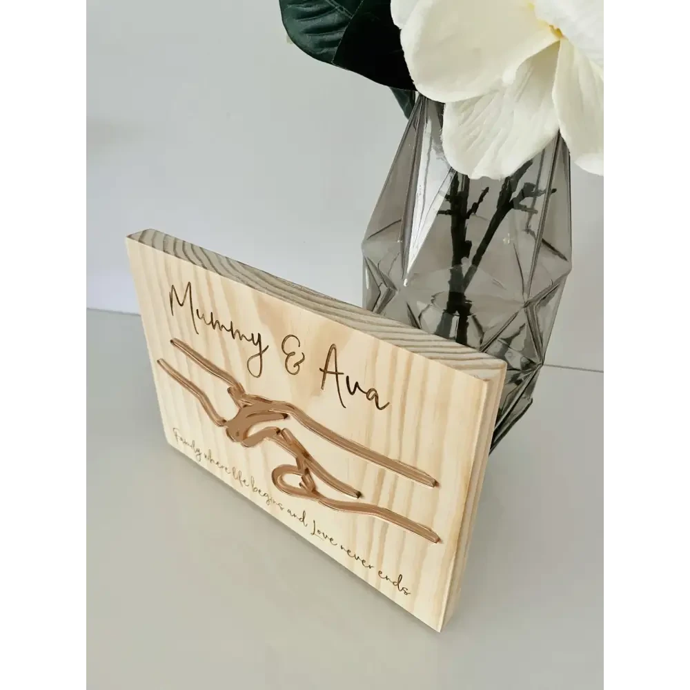 Holding Hands - Family where life beings and Love never ends - Timber Tinkers