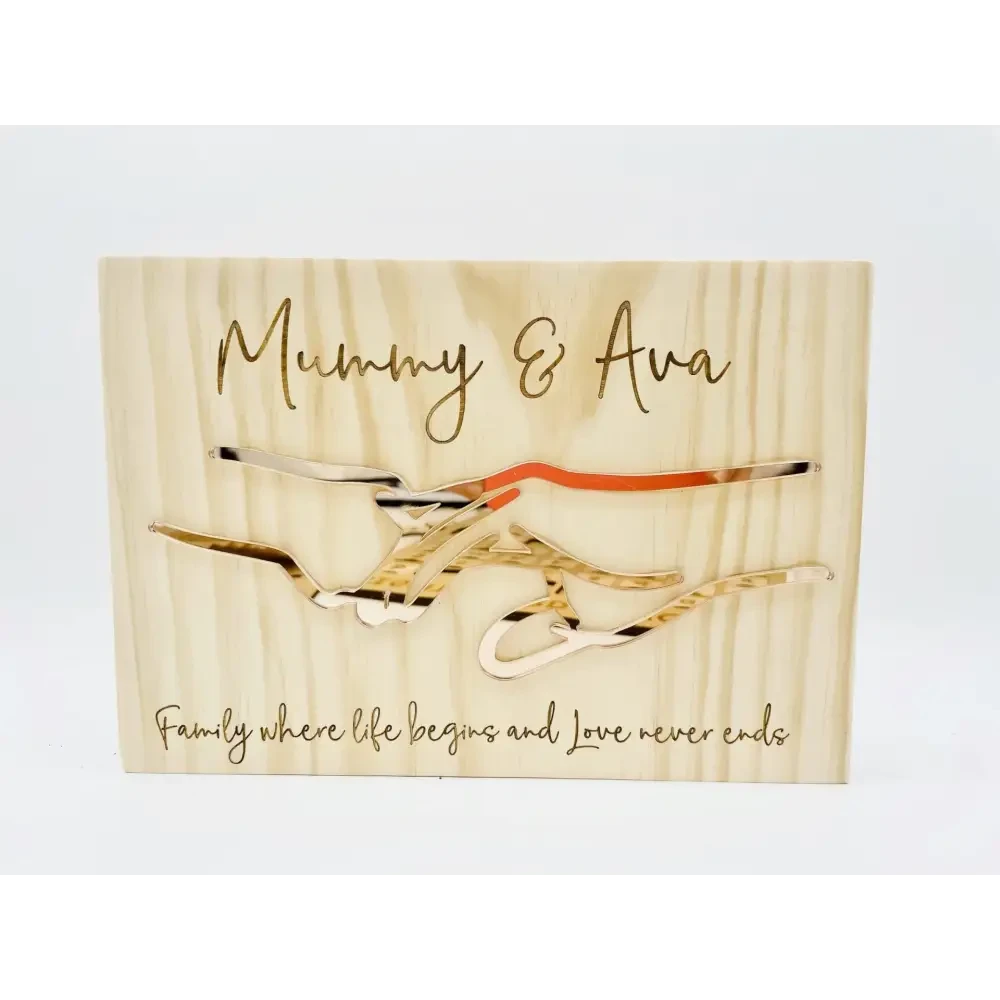 Holding Hands - Family where life beings and Love never ends - Timber Tinkers