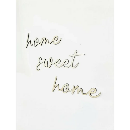 home sweet home wall plaque - Timber Tinkers