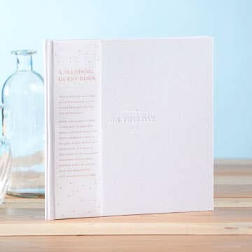 Wedding Guest Book - 'on this day'