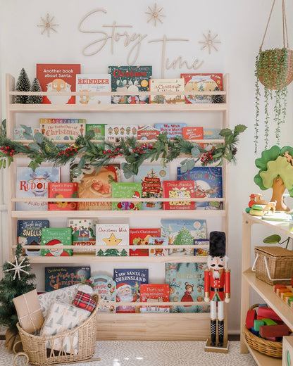 JOYKIDS Front Facing Bookshelf with 5 Tier - SolidWood