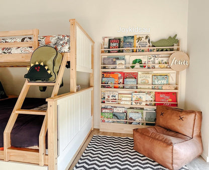JOYKIDS Front Facing Bookshelf with 5 Tier - SolidWood