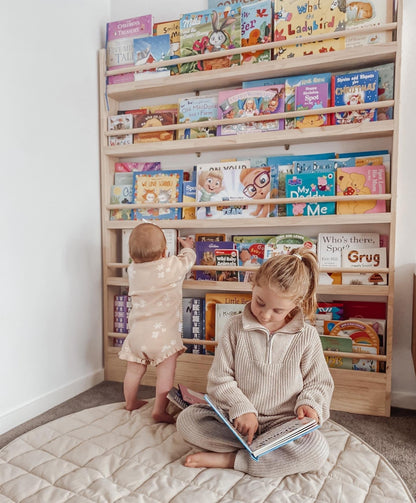 JOYKIDS Front Facing Bookshelf with 5 Tier - SolidWood