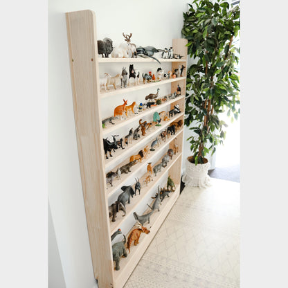 JOYKIDS Slim-Line Toy Shelf with 7-tier (Adjustable) - SolidWood