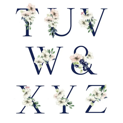 Keepsake Box - Blue Floral - Timber Tinkers
