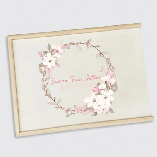 Keepsake Box - Floral Wreath - Timber Tinkers
