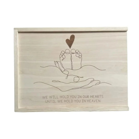 Keepsake Box - Hold you in our Hearts - Timber Tinkers