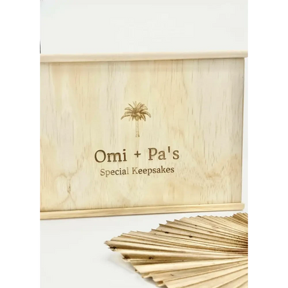 Keepsake Box - Palms - Timber Tinkers
