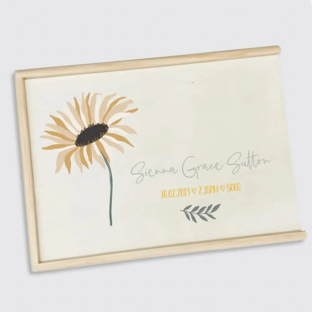 Keepsake Box - Sunflower - Timber Tinkers