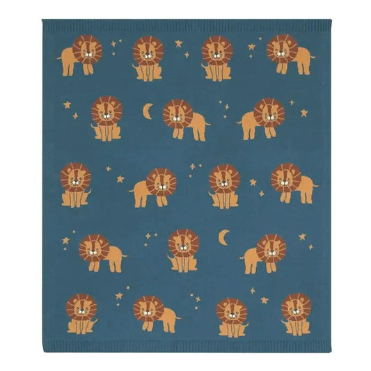 Knit Blanket - Lion - Timber Tinkers
