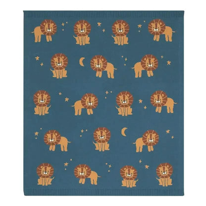 Knit Blanket - Lion - Timber Tinkers